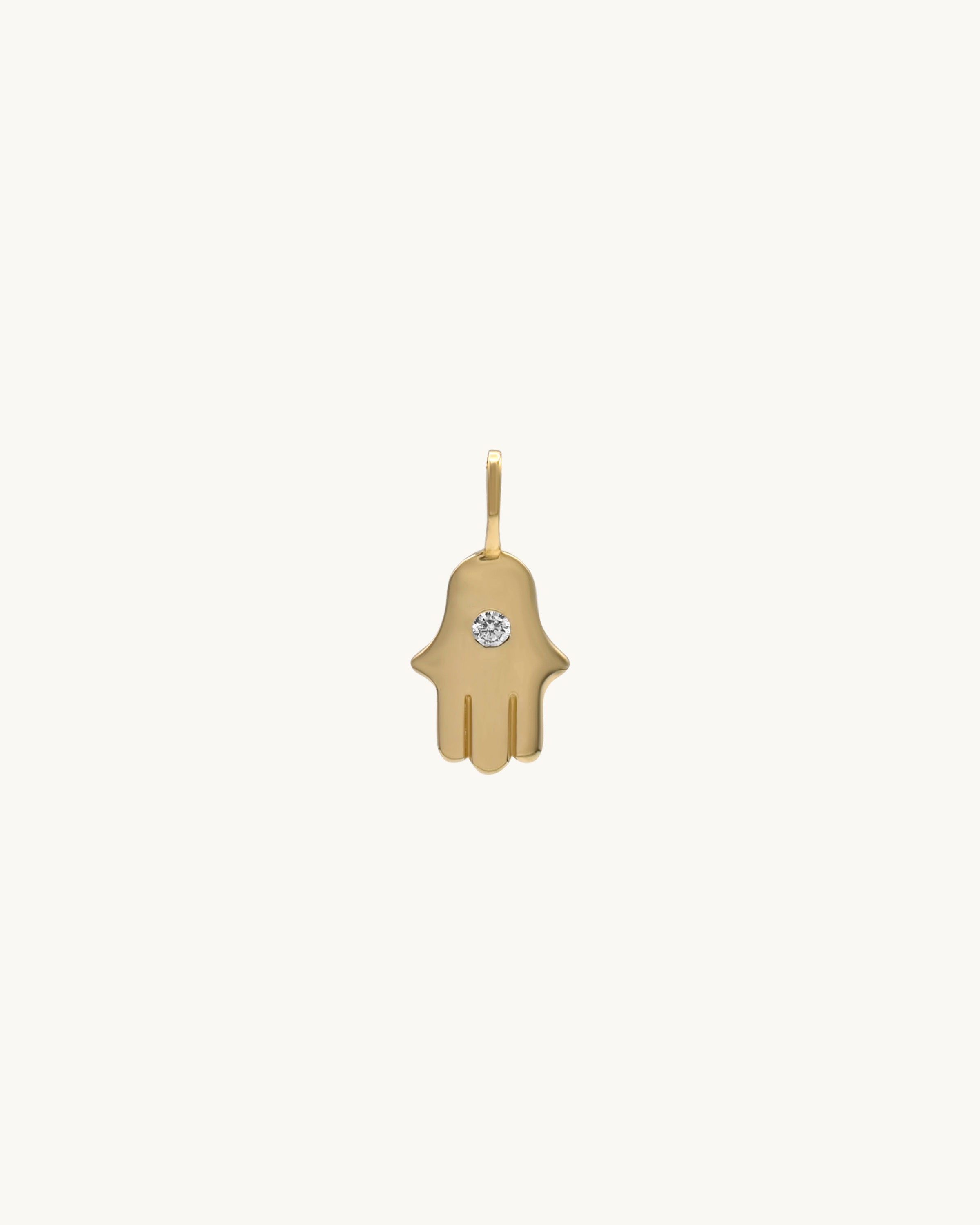 Hamsa Hand Necklace Pendant