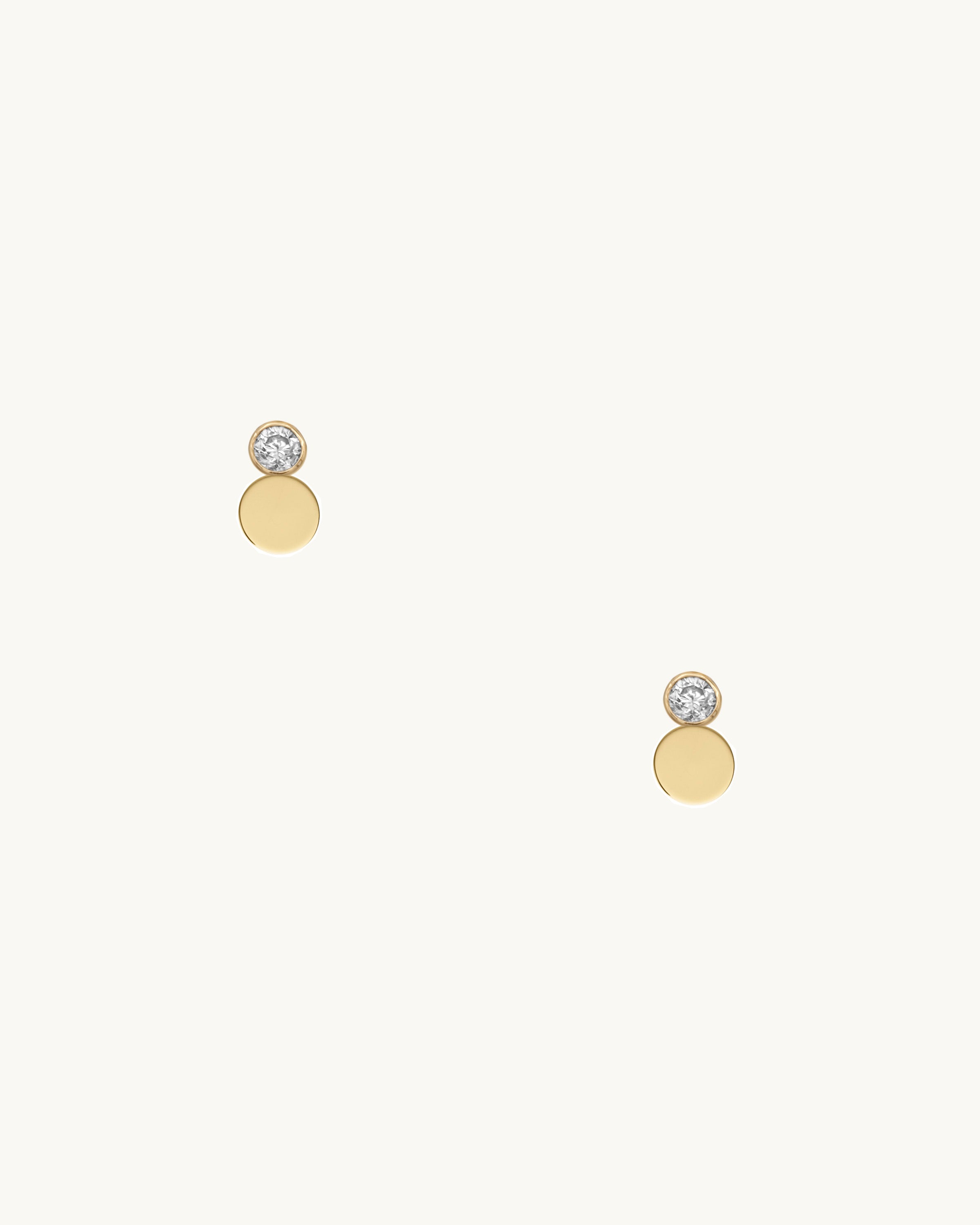 Lily Moissanite Stud Earring