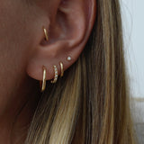 CARMEN Moissanite Stud Earring 14K Gold