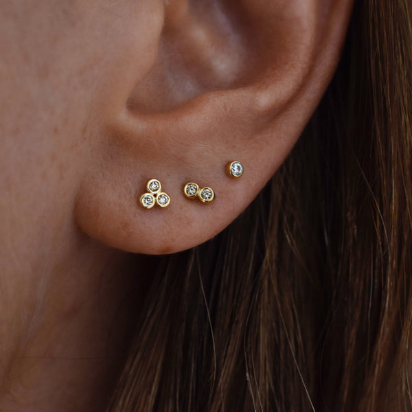 LIVIA Diamond Stud Earring 14K
