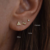 LIVIA Diamond Stud Earring 14K