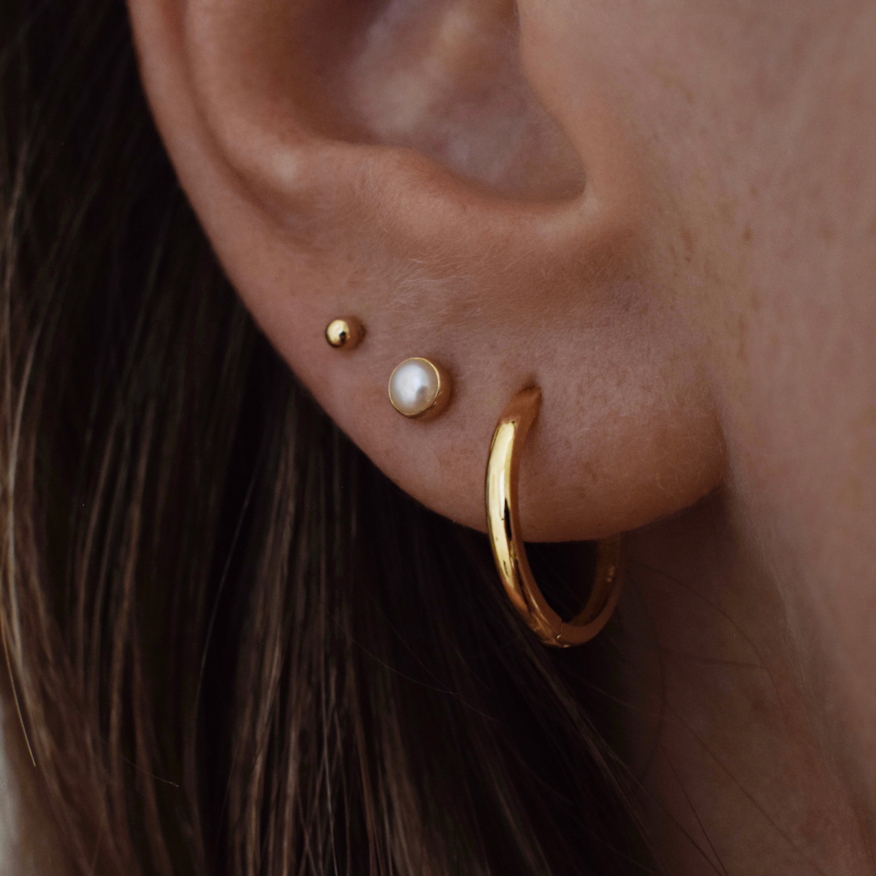 Ava Ball Stud Earring