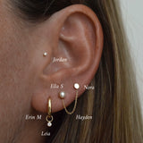 LEIA Earring Charm 14K