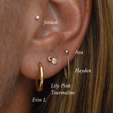 ERIN Classic Huggie Hoop Earring Large 14K