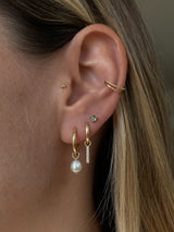 NYLA Labradorite Stud Earring 14K