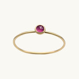 NICOLE Opal Stacking Ring 14K | October Birthstone