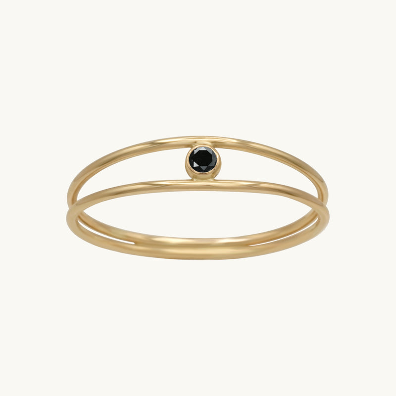 ROSIE Double Band Ring 14K