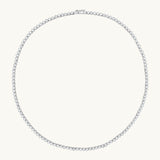 VIVIENNE Classic Tennis Necklace in silver