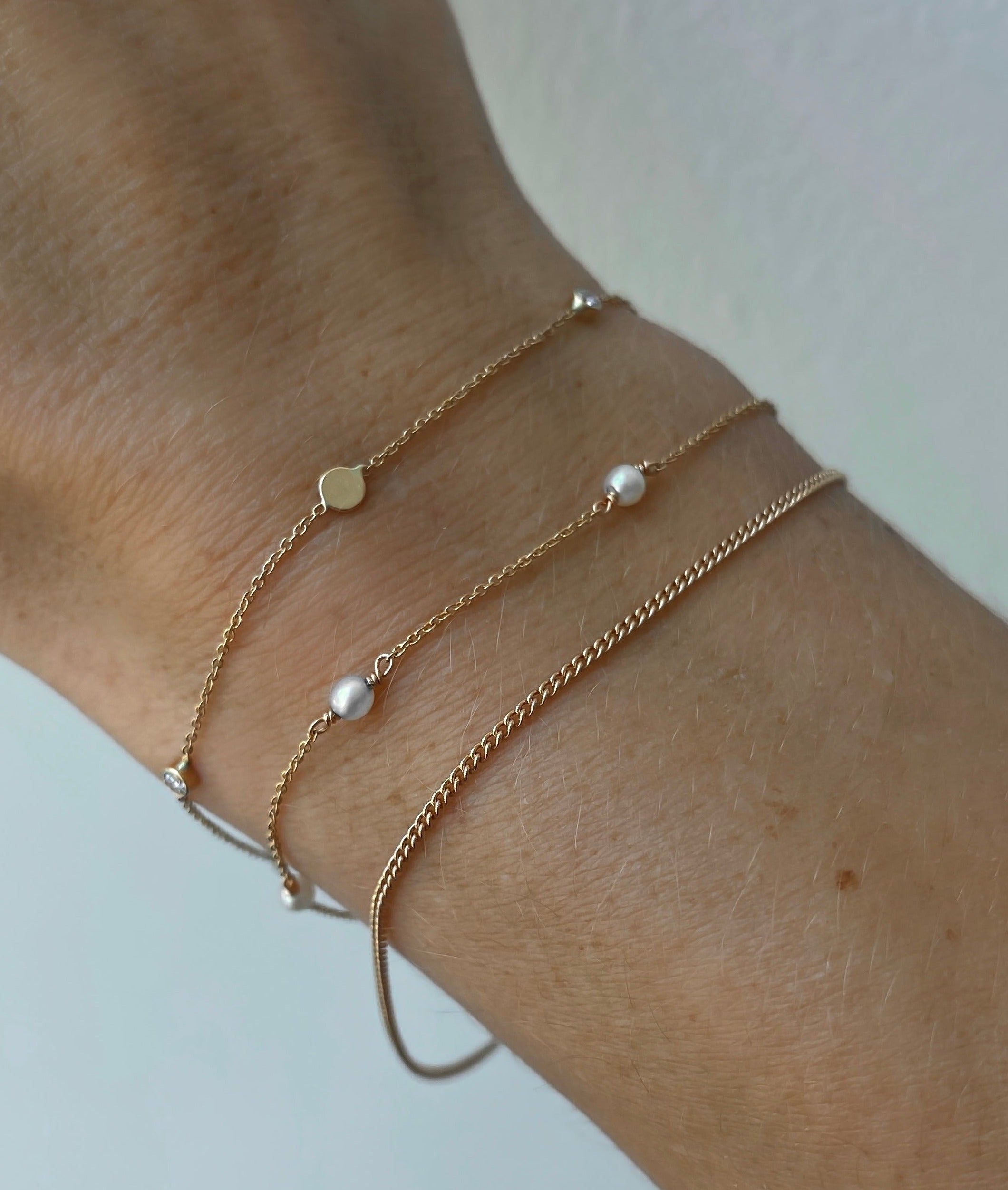 Blake Minimalist Curb Chain Bracelet